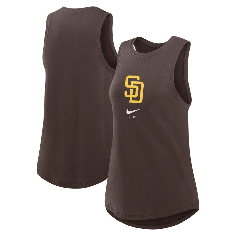 San Diego Padres Nike Women's Legacy Icon High Neck Dri-FIT Tank Top Sale