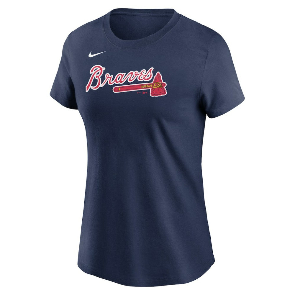 Atlanta Braves Nike Women's Wordmark T-Shirt Outlet