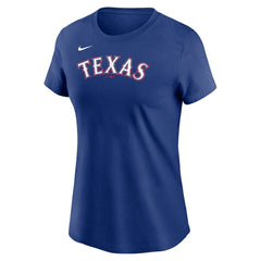 Texas Rangers Nike Women's Wordmark T-Shirt for sale