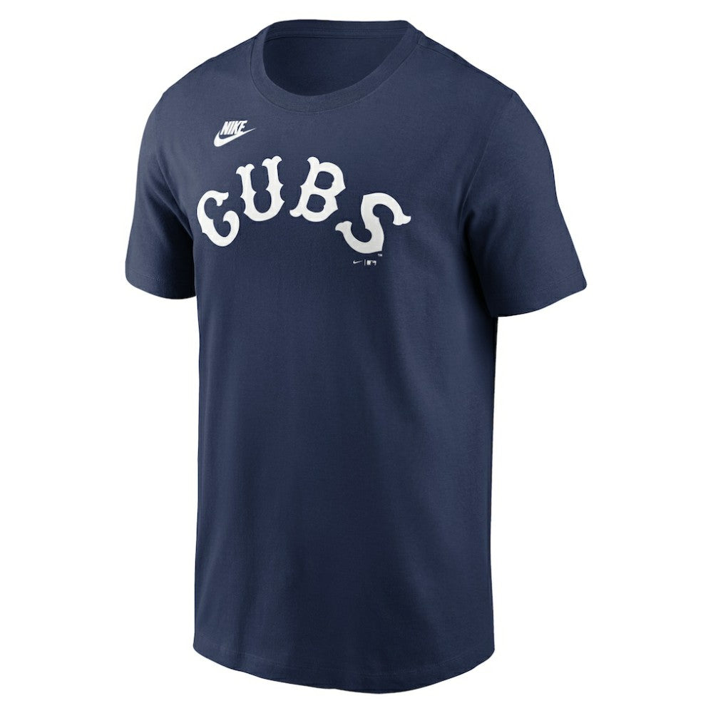 Chicago Cubs Nike Cooperstown Collection Wordmark T-Shirt Outlet