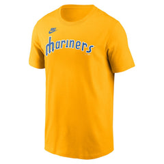 Seattle Mariners Nike Cooperstown Collection Wordmark T-Shirt for sale