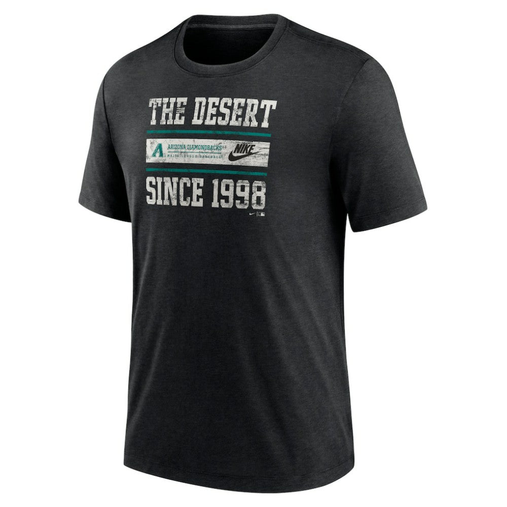 Arizona Diamondbacks Nike Cooperstown Collection Local Stack Tri-Blend T-Shirt Discount