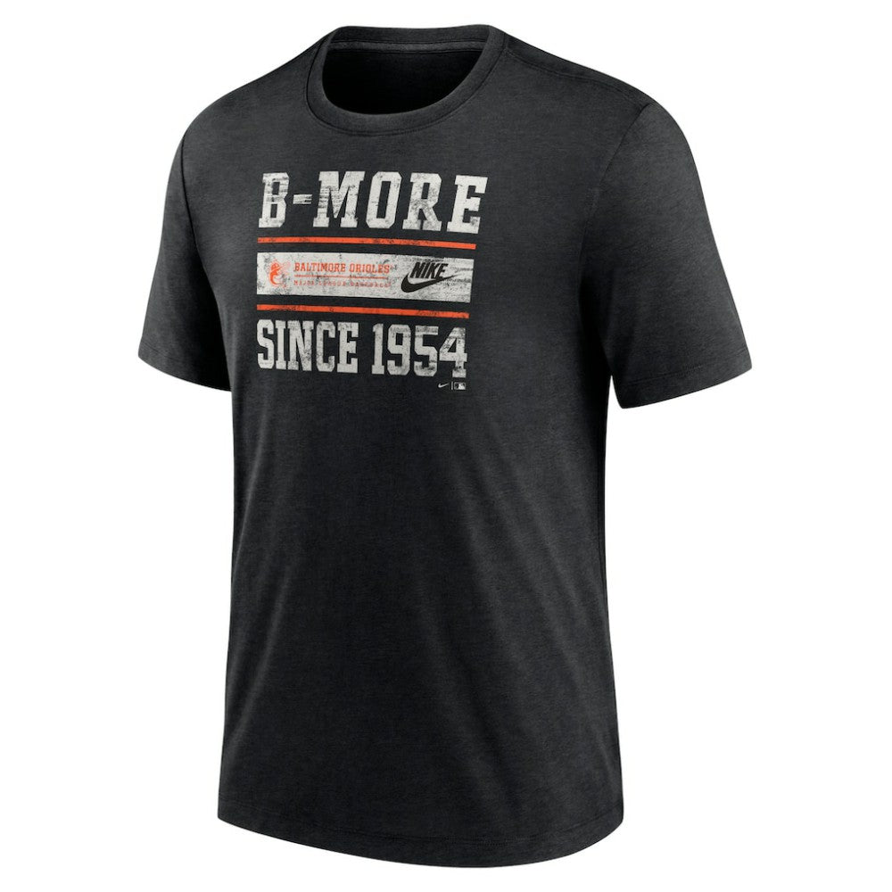 Baltimore Orioles Nike Cooperstown Collection Local Stack Tri-Blend T-Shirt Near Me