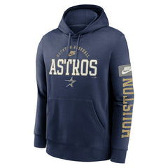 Houston Astros Nike Cooperstown Collection Splitter Club Fleece Pullover Hoodie Online