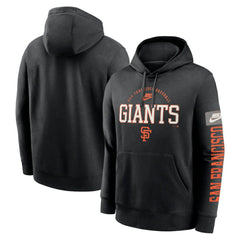 San Francisco Giants Nike Cooperstown Collection Splitter Club Fleece Pullover Hoodie Discount
