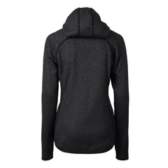 Philadelphia Eagles Cutter & Buck Women's Gridiron Classics Logo Mainsail Sweater-Knit Full-Zip Hoodie - Heather Charcoal - NFL
