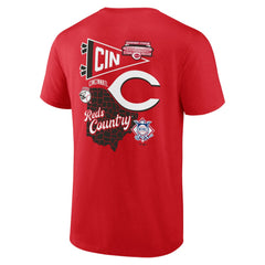 Cincinnati Reds Fanatics Split Zone T-Shirt Near Me