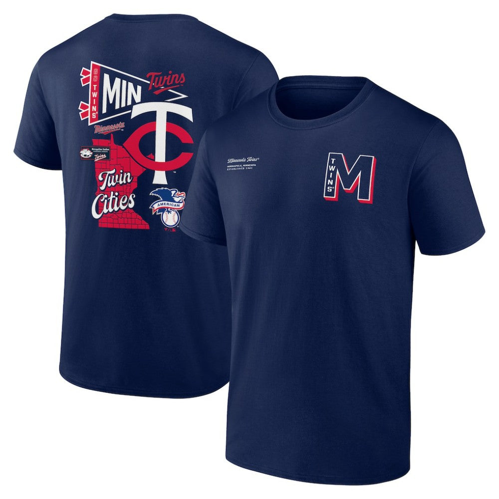Minnesota Twins Fanatics Split Zone T-Shirt Online