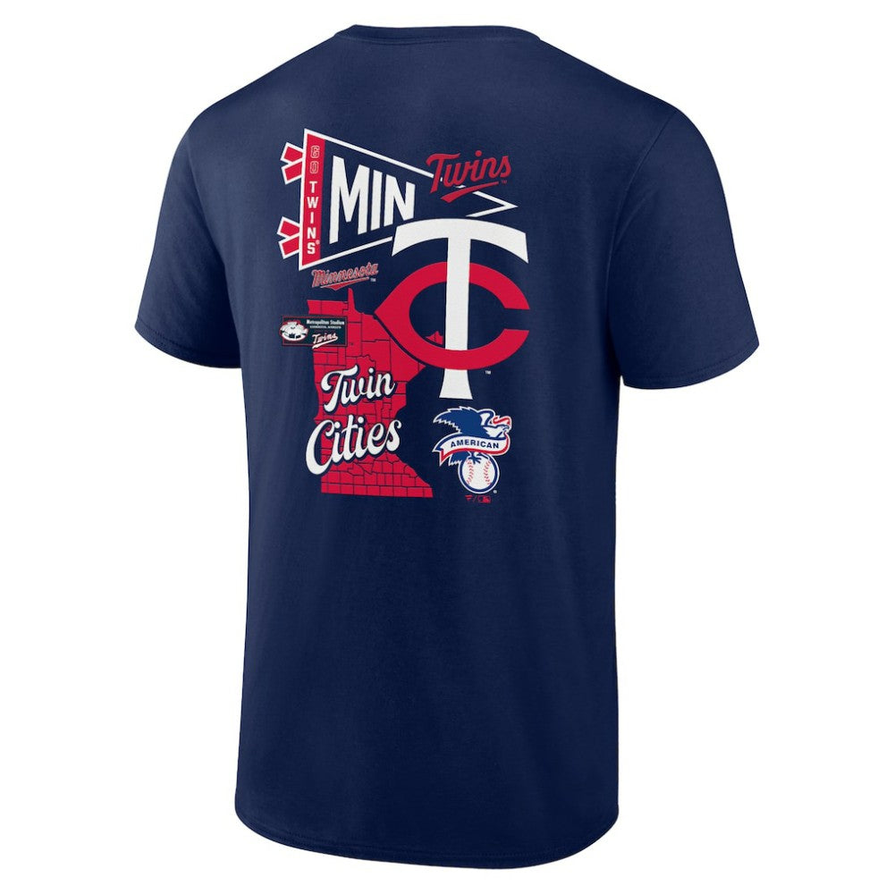 Minnesota Twins Fanatics Split Zone T-Shirt Online
