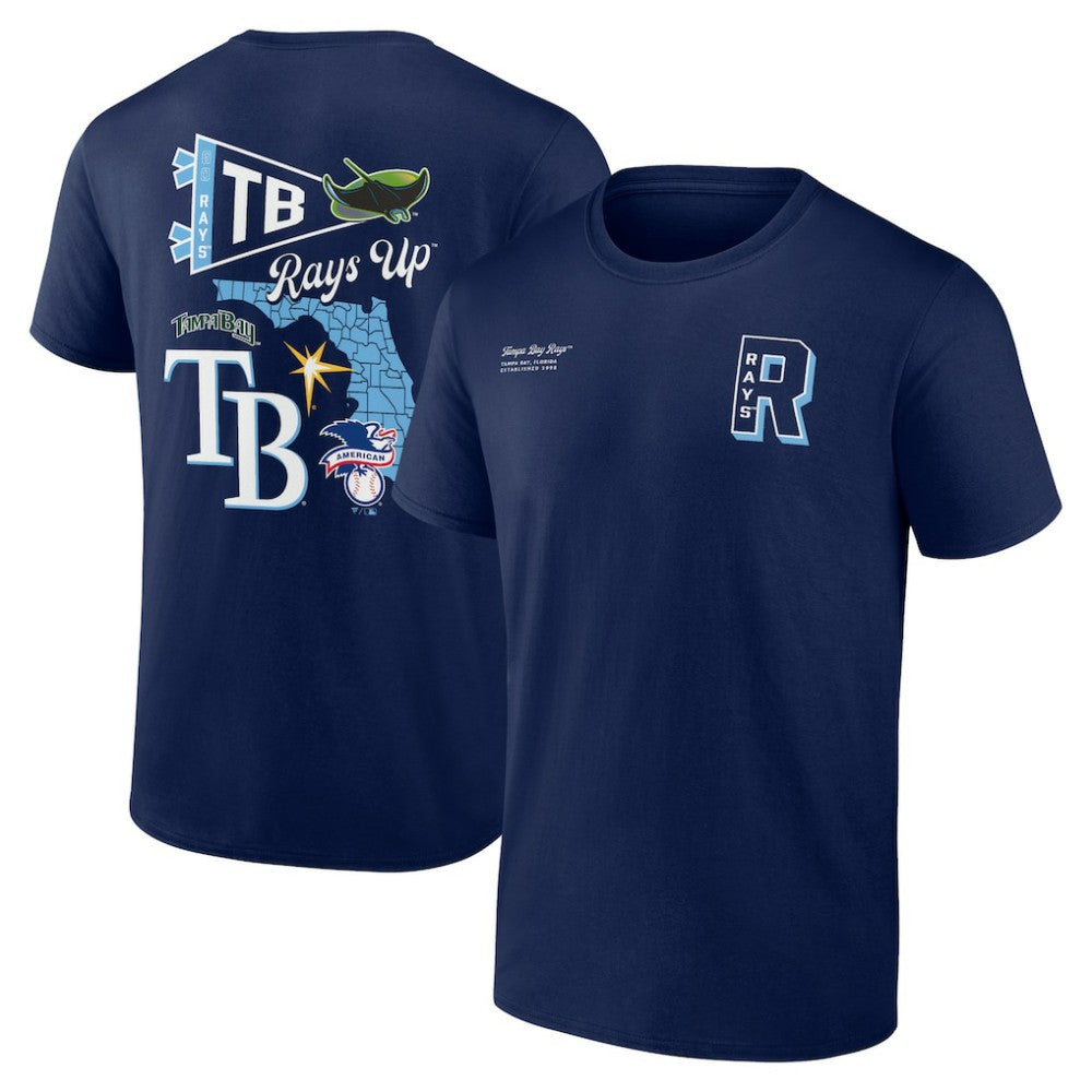 Tampa Bay Rays Fanatics Split Zone T-Shirt Online