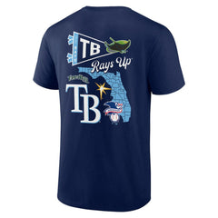 Tampa Bay Rays Fanatics Split Zone T-Shirt Online