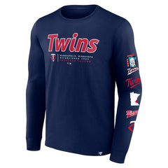 Minnesota Twins Fanatics Strike the Goal Long Sleeve T-Shirt Sale