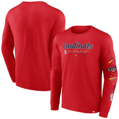 St. Louis Cardinals Fanatics Strike the Goal Long Sleeve T-Shirt Online