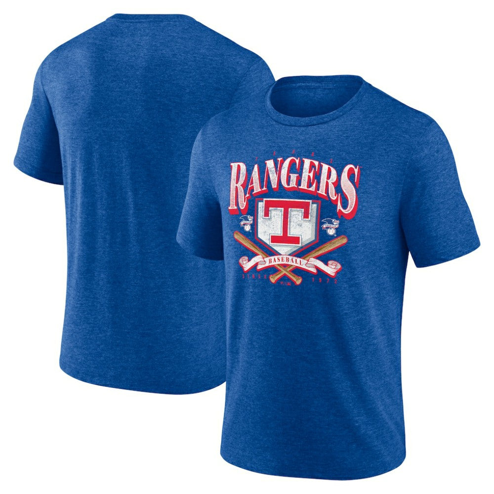 Texas Rangers Fanatics Home Team Tri-Blend T-Shirt Near Me