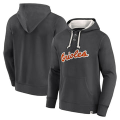 Fanatics Baltimore Orioles Black Plan for Adversity Henley Fleece Pullover Hoodie for sale