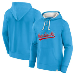 Fanatics St. Louis Cardinals Light Blue Plan for Adversity Henley Fleece Pullover Hoodie Near Me