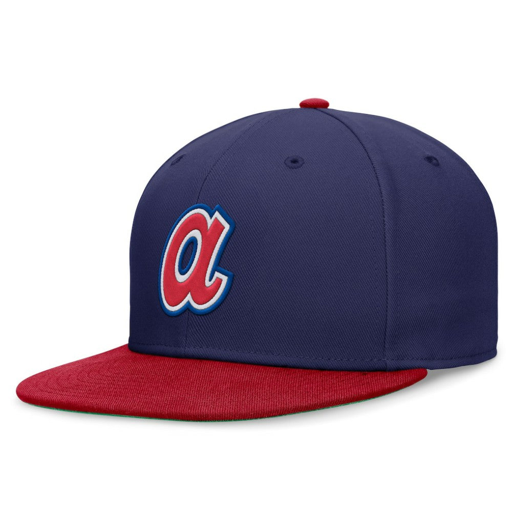 Atlanta Braves Nike Rewind Cooperstown True Performance Fitted Hat Sale