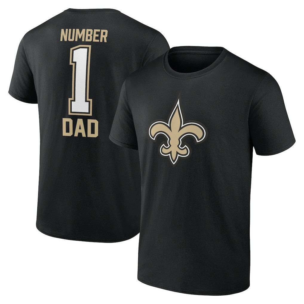 New Orleans Saints Father's Day T-Shirt - Black - Fanatics