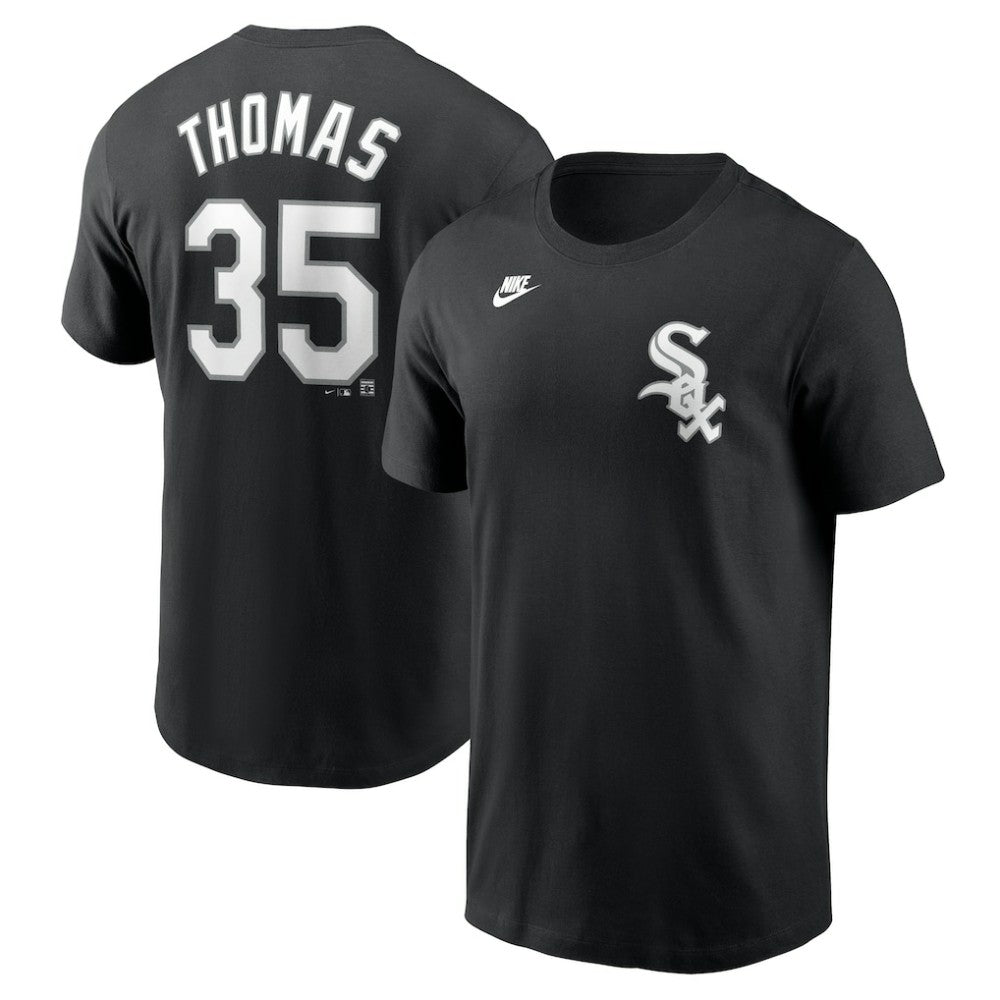 Frank Thomas Chicago White Sox Nike Cooperstown Collection Fuse Name & Number T-Shirt Sale