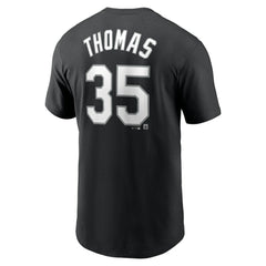 Frank Thomas Chicago White Sox Nike Cooperstown Collection Fuse Name & Number T-Shirt Sale