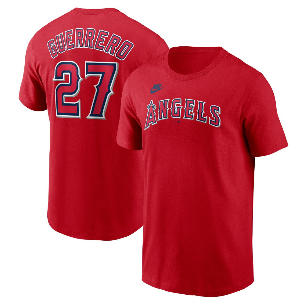 Vladimir Guerrero Los Angeles Angels Nike Fuse Name & Number T-Shirt Near Me