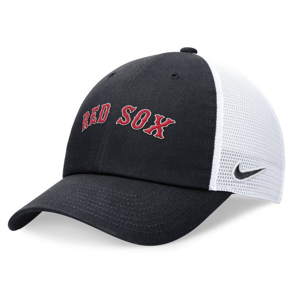Boston Red Sox Nike Wordmark Adjustable Trucker Hat Online