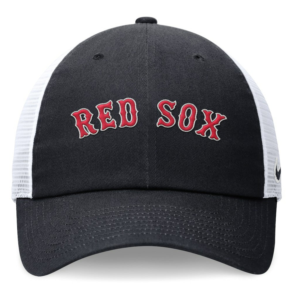 Boston Red Sox Nike Wordmark Adjustable Trucker Hat Online