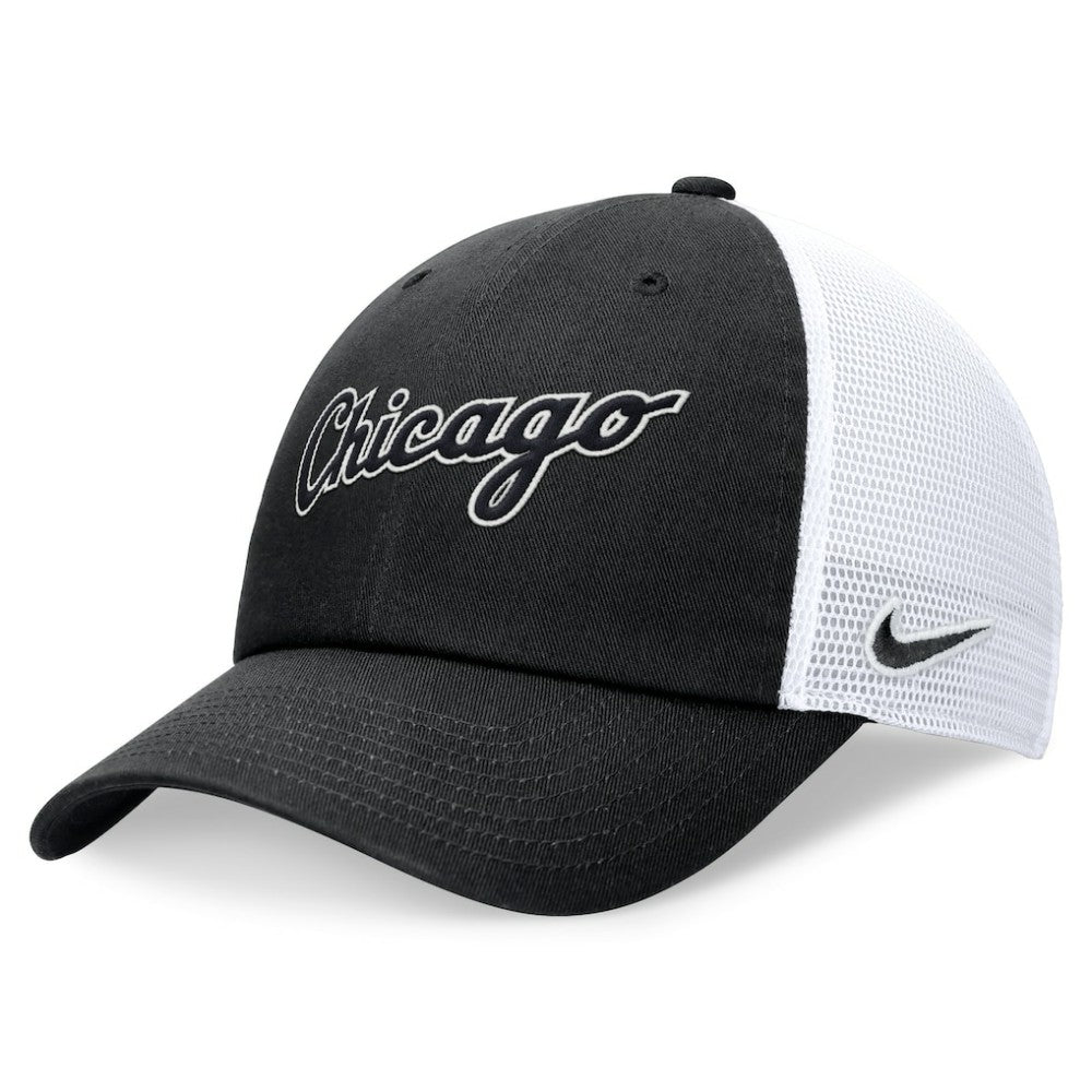 Chicago White Sox Nike Wordmark Adjustable Trucker Hat Sale