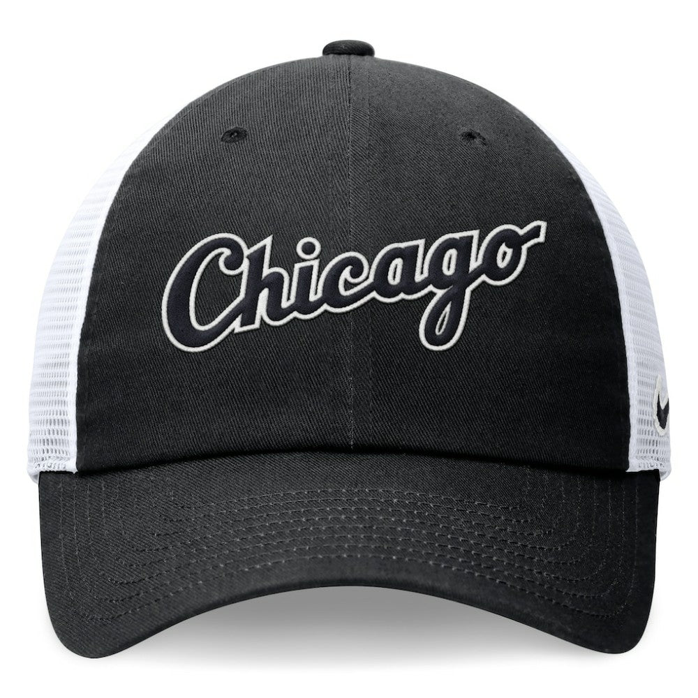Chicago White Sox Nike Wordmark Adjustable Trucker Hat Sale