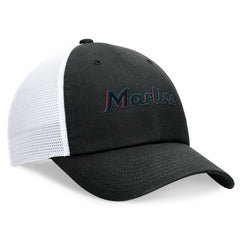 Miami Marlins Nike Wordmark Adjustable Trucker Hat Near Me