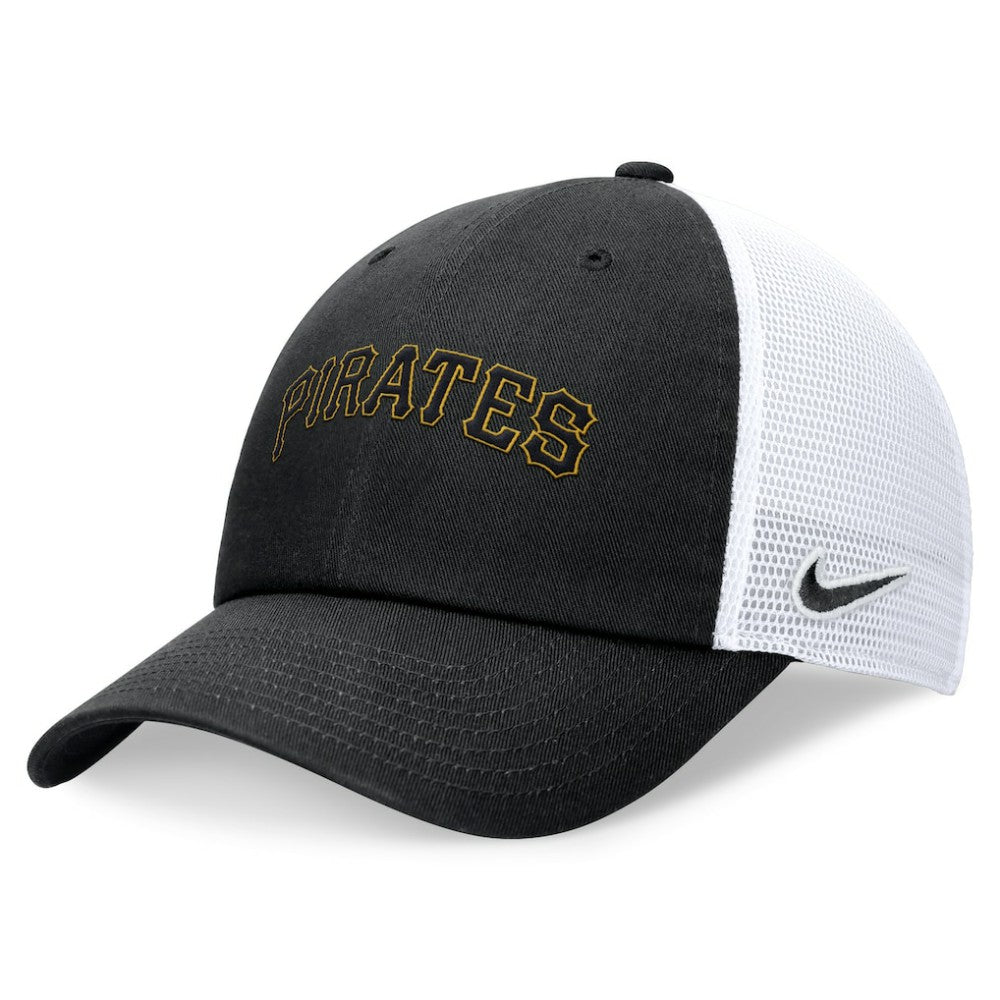 Pittsburgh Pirates Nike Wordmark Adjustable Trucker Hat Near Me