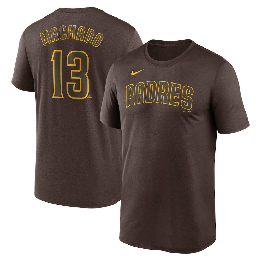 Manny Machado San Diego Padres Nike Legend Name & Number Performance T-Shirt for sale
