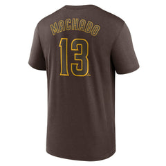 Manny Machado San Diego Padres Nike Legend Name & Number Performance T-Shirt for sale