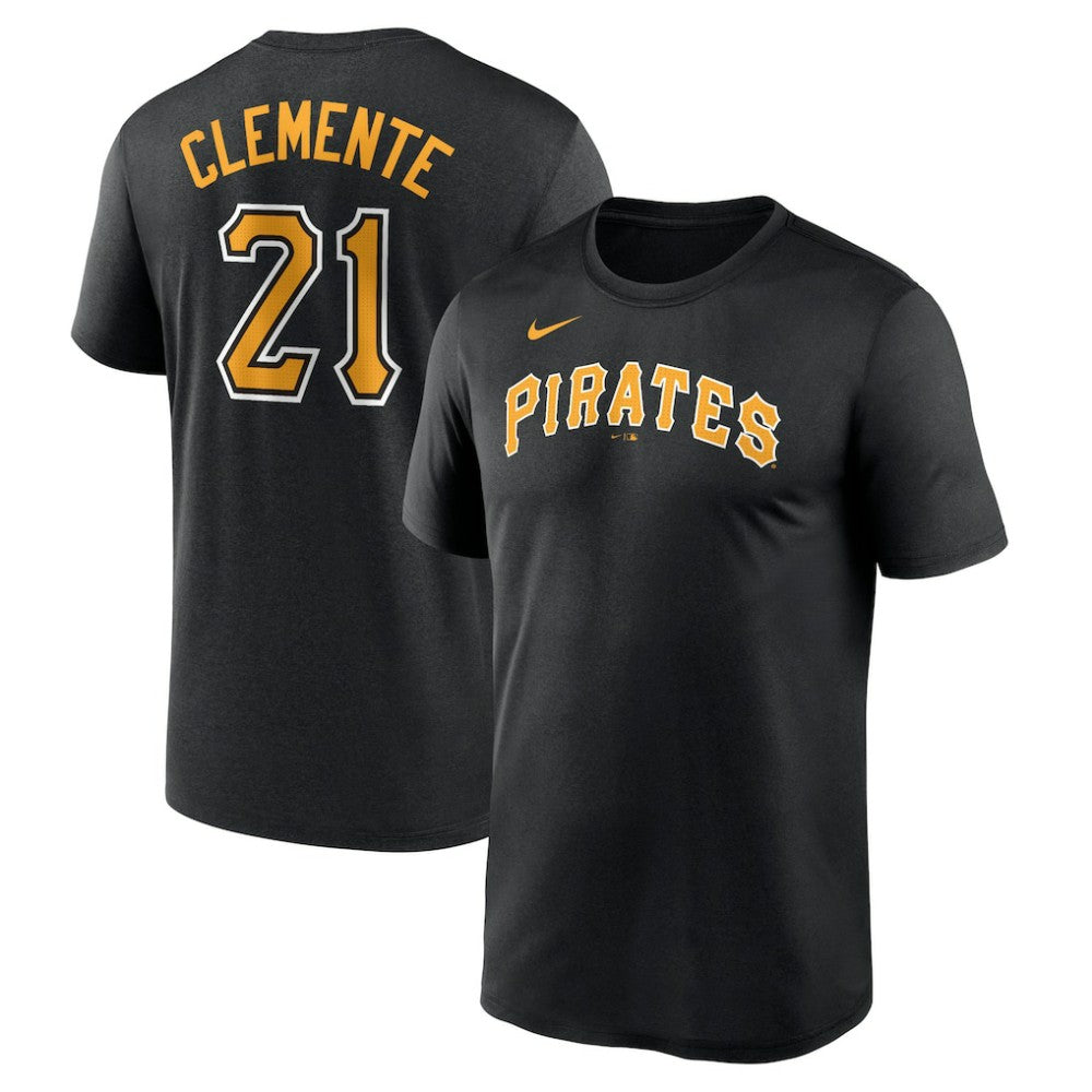 Roberto Clemente Pittsburgh Pirates Nike Legend Name & Number Performance T-Shirt Near Me