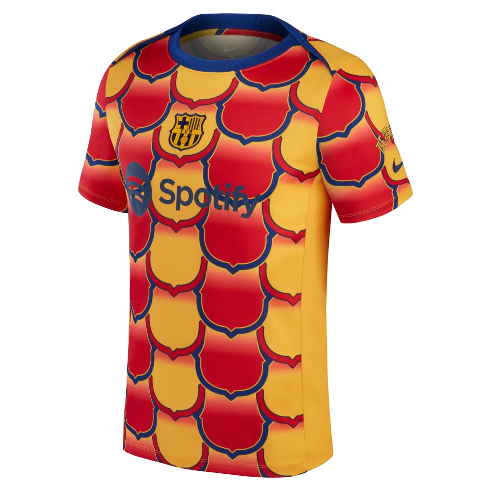 Nike - Barcelona 2023/24 Academy Pro Pre-Match Top - Gold