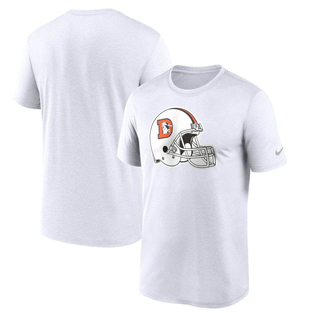 Denver Broncos Throwback Performance T-Shirt - White - Nike