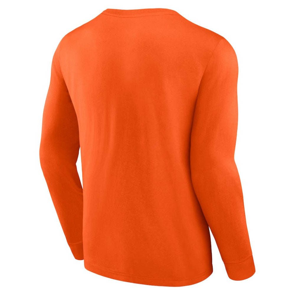 Philadelphia Flyers Fanatics Strike the Goal Long Sleeve T-Shirt - Orange | Fanatics sale