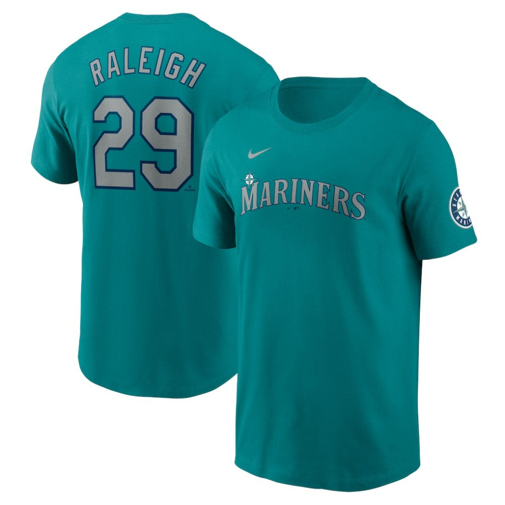 Cal Raleigh Seattle Mariners Nike Fuse Name & Number Inline T-Shirt for sale