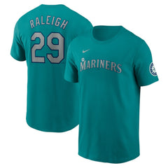 Cal Raleigh Seattle Mariners Nike Fuse Name & Number Inline T-Shirt for sale