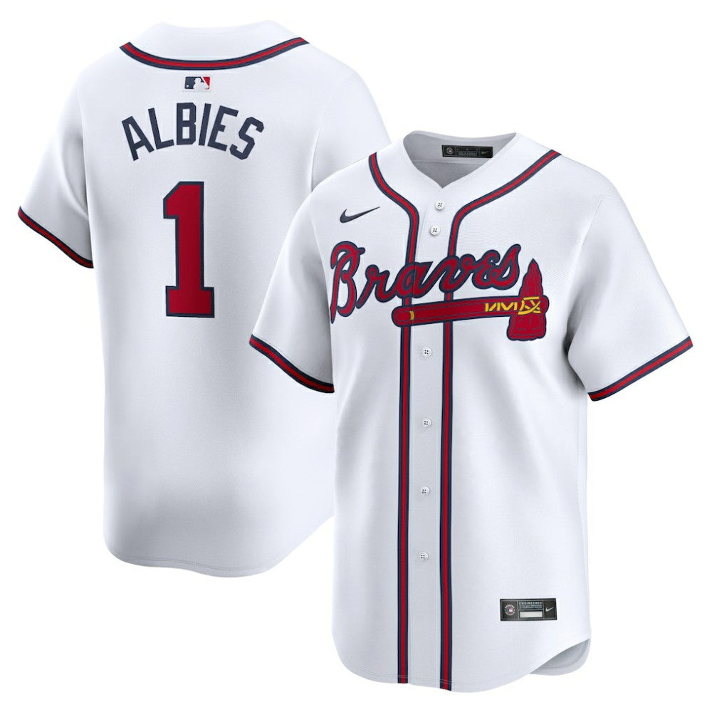 Ozzie Albies Atlanta Braves Nike Home Limited Player Jersey Discount