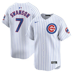 Dansby Swanson Chicago Cubs Nike Home Limited Player Jersey for sale