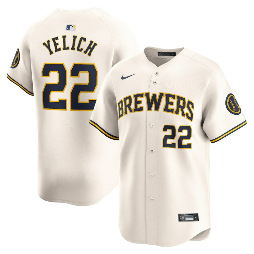 Christian Yelich Milwaukee Brewers Nike Home Limited Player Jersey Outlet