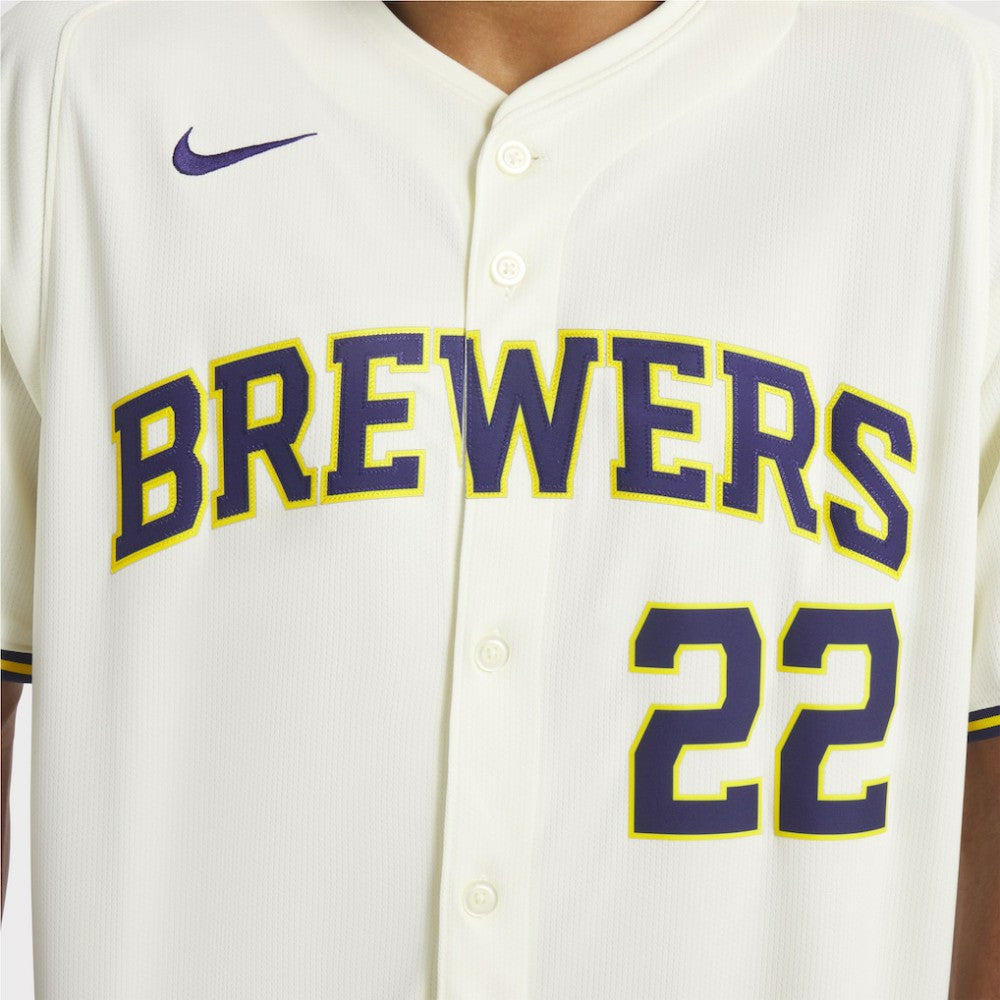 Christian Yelich Milwaukee Brewers Nike Home Limited Player Jersey Outlet