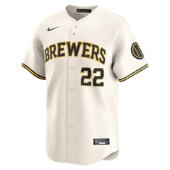 Christian Yelich Milwaukee Brewers Nike Home Limited Player Jersey Outlet