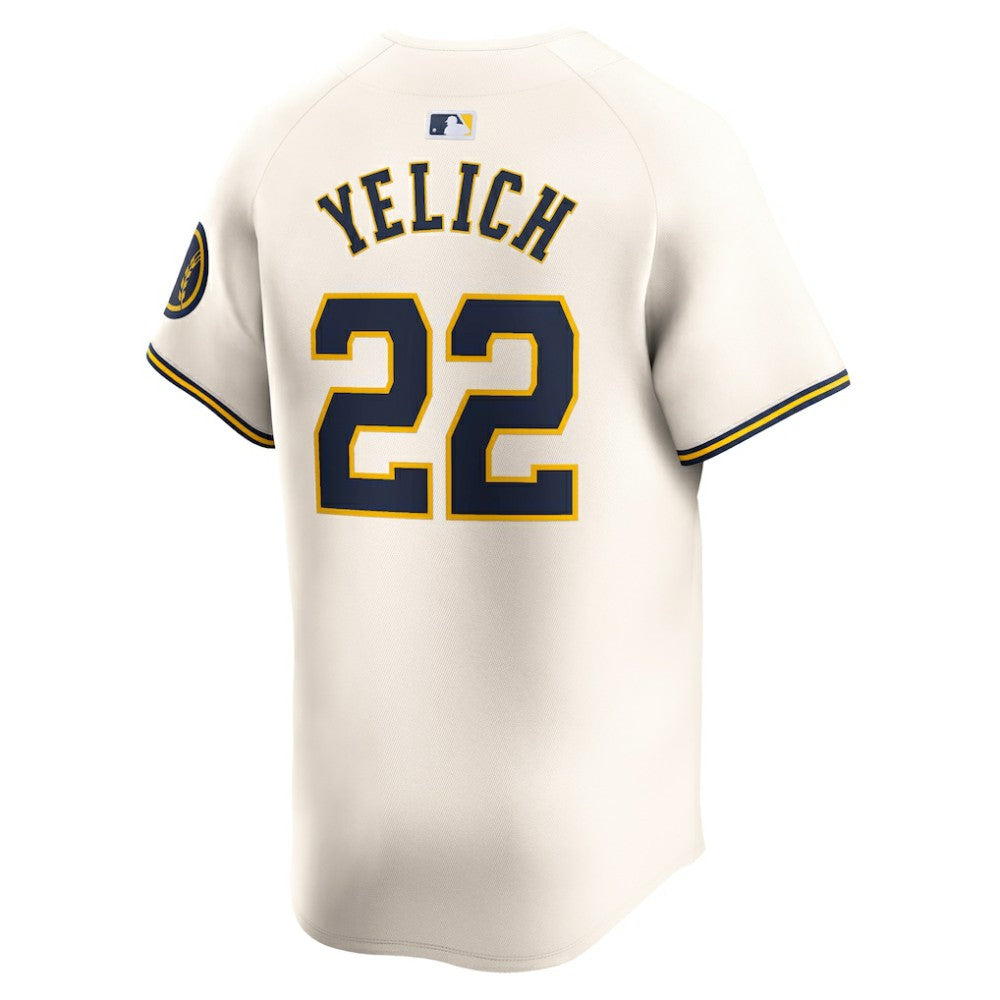 Christian Yelich Milwaukee Brewers Nike Home Limited Player Jersey Outlet