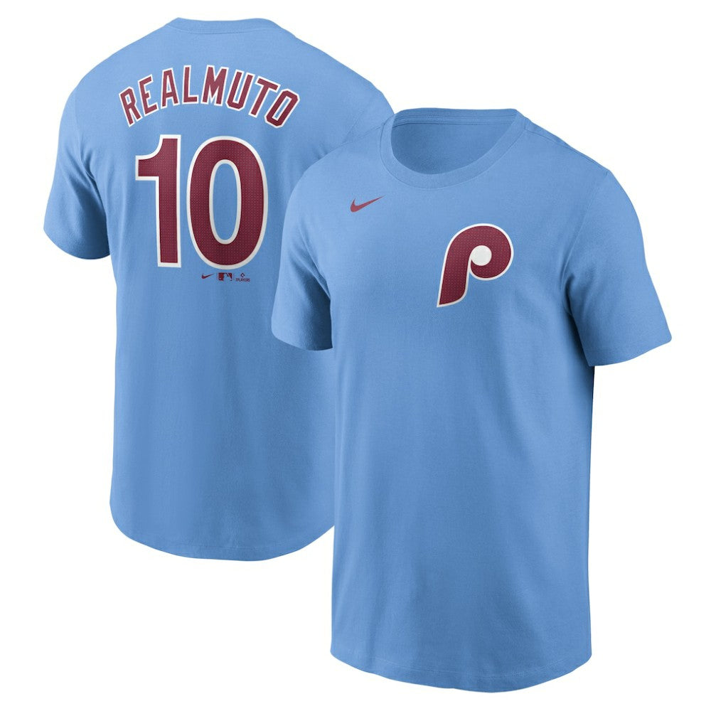 J.T. Realmuto Philadelphia Phillies Nike Fuse Name & Number T-Shirt for sale