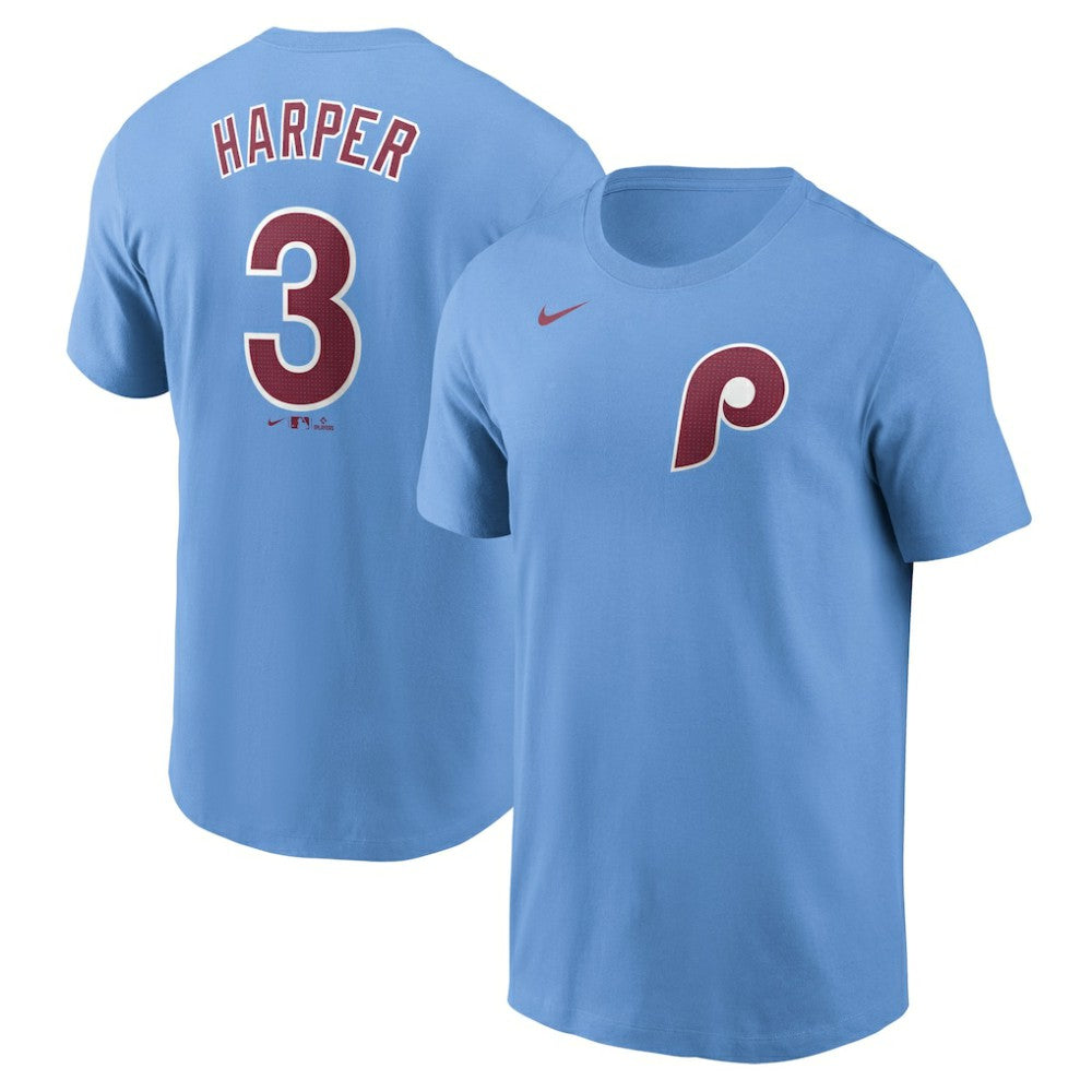 Bryce Harper Philadelphia Phillies Nike Fuse Name & Number T-Shirt Near Me