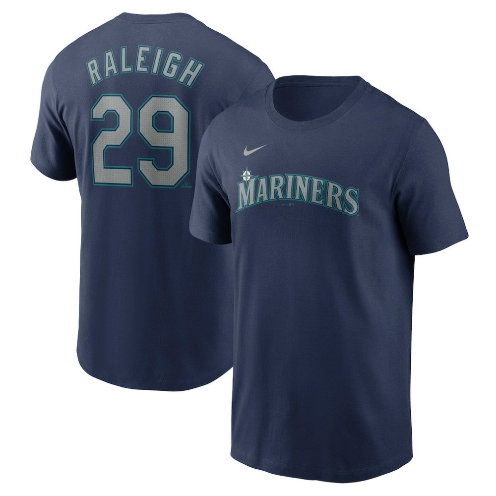 Cal Raleigh Seattle Mariners Nike Fuse Name & Number T-Shirt Outlet