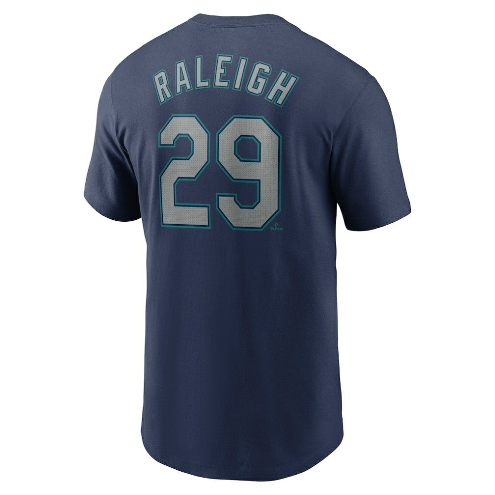 Cal Raleigh Seattle Mariners Nike Fuse Name & Number T-Shirt Outlet