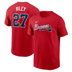 Austin Riley Atlanta Braves Nike Fuse Name & Number T-Shirt for sale